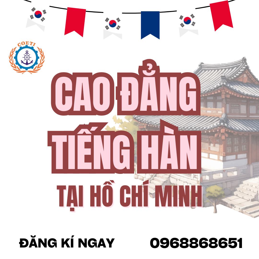 CAO ĐẲNG TIẾNG HÀN HỌC TẠI HỒ CHÍ MINH